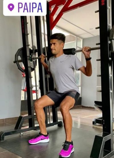 Derlys ya se entrena en la altura de Paipa - Polideportivo - ABC Color
