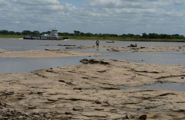 Bajante del Río Paraguay a solo 8 centímetros de alcanzar registro histórico