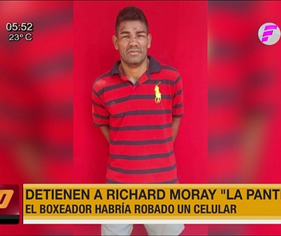 Detienen a ''La Pantera'' Moray por supuesto robo de celular