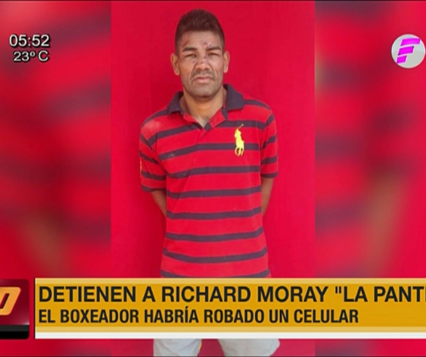 Detienen a ''La Pantera'' Moray por supuesto robo de celular