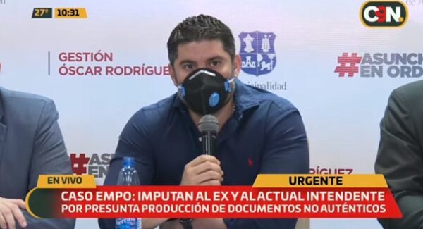 Intendente de Asunción asegura que imputación tiene un tinte político