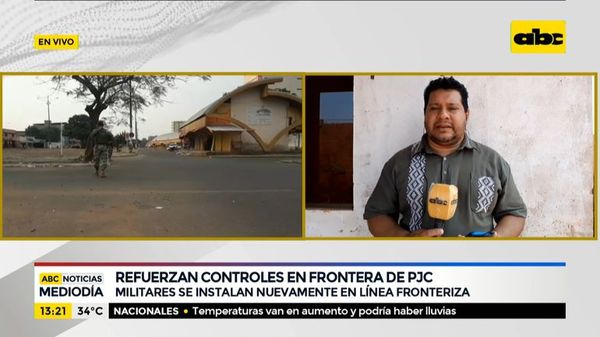 Refuerzan controles en frontera de Pedro Juan Caballero - ABC Noticias - ABC Color
