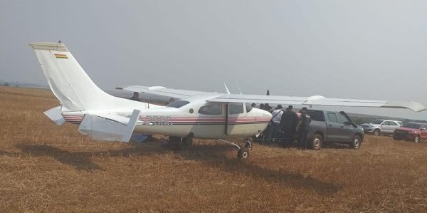 Incautan aeronave con cocaína en Minga Guazú