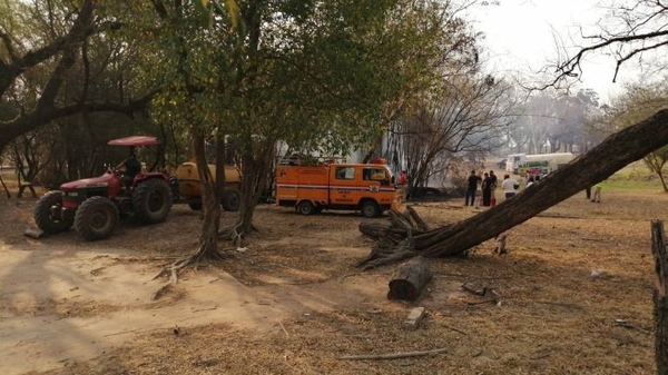 HOY / Controlan nuevo principio de incendio en el Botánico y detienen a supuesto pirómano