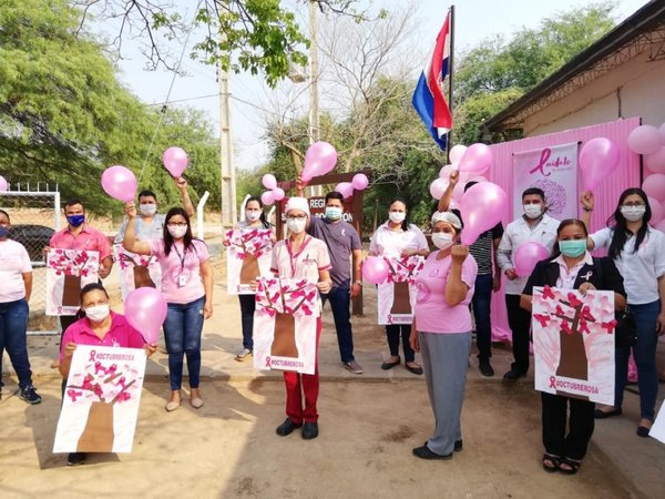 Lanzan campaña de lucha contra el cáncer de mama en Boquerón