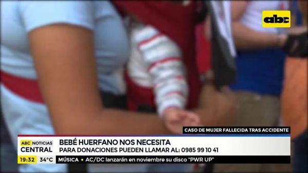 Realizan campaña de donaciones para bebé huérfano - ABC Noticias - ABC Color