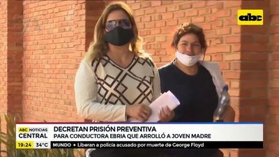 Decretan prisión preventiva para conductora que arrolló a joven - ABC Noticias - ABC Color