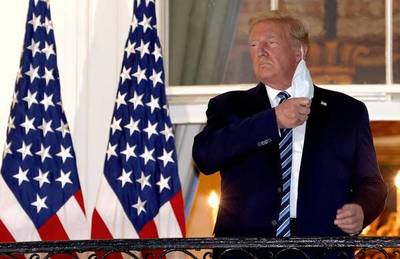 Trump de alta y sintiéndose “genial” tras dar positivo a Covid-19