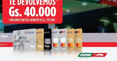 La Nación / Puma Energy y Banco Familiar se alían para beneficio del cliente