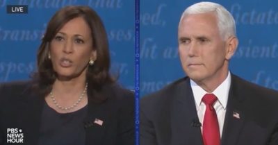 Pence y Harris chocan por la COVID-19 pese a las barreras de plexiglás - Mundo - ABC Color
