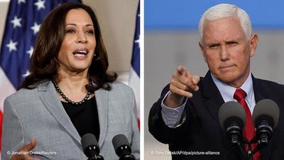 Kamala Harris y Mike Pence se encuentran en un debate público