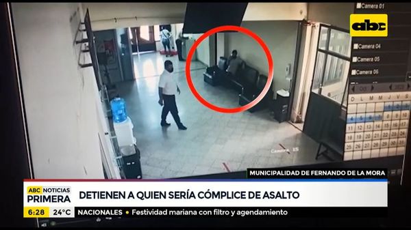 Detienen a supuesto cómplice de un asalto en Fernando de la Mora - ABC Noticias - ABC Color
