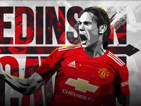 El United inscribe a Cavani en la Champions y deja fuera a Romero y Rojo