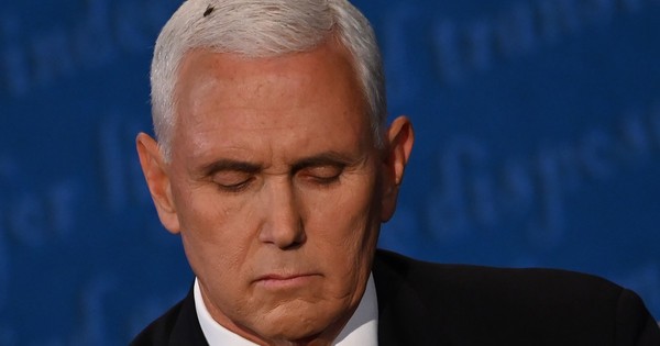 La Nación / Una mosca robó protagonismo a vicepresidente de Trump