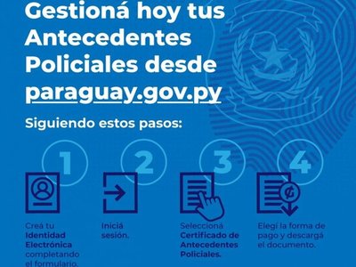 Ya se puede acceder al certificado policial desde el celu o la compu