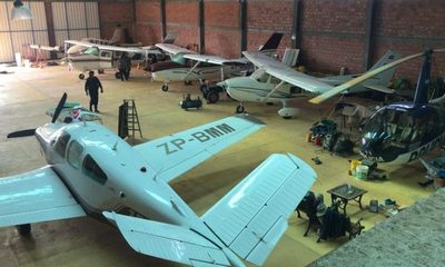 Hallan ocho avionetas y un helicóptero kurepí en una aeródromo privé