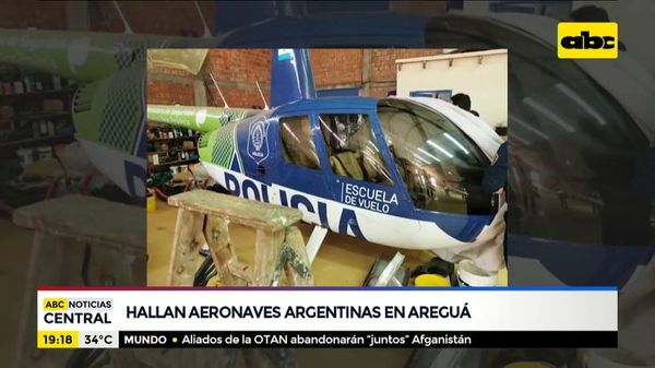 Hallan aeronaves argentinas en Areguá - ABC TV - ABC Color