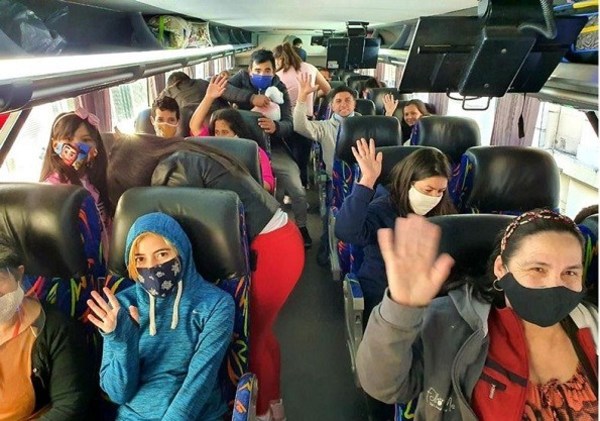 Compatriotas repatriados desde Buenos Aires irán directamente a sus casas - ADN Paraguayo