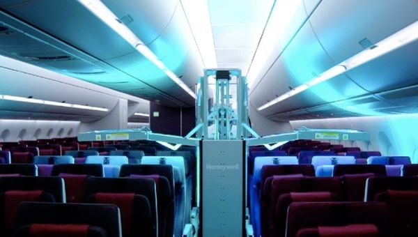 Qatar Airways, la primera del mundo con tecnología ultravioleta de limpieza