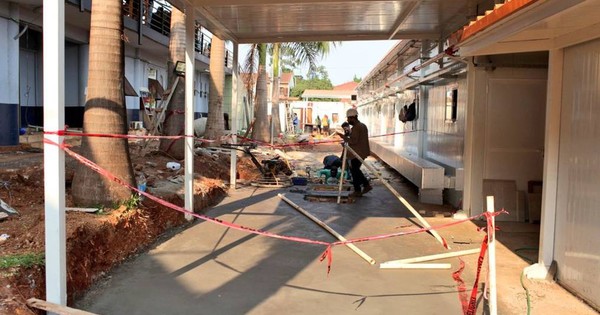 La Nación / Están en etapa final los dos pabellones de contingencia del Este