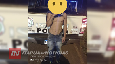 DETIENEN A MOTOCHORRO TRAS ROBAR CELULAR EN STA. MARIA