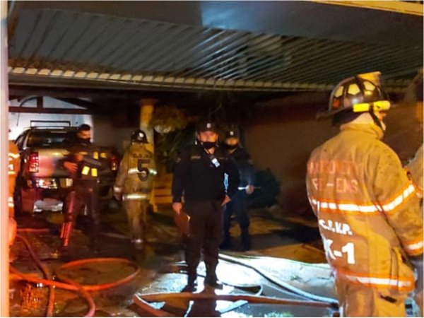 Un hombre murió tras un incendio en Lambaré