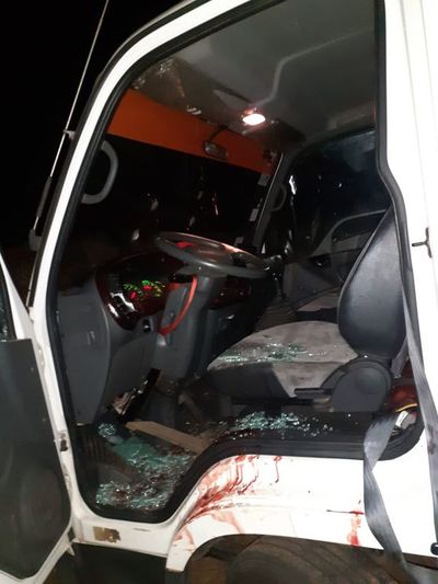 Violento asalto a transportador de encomiendas en San Pedro - Nacionales - ABC Color