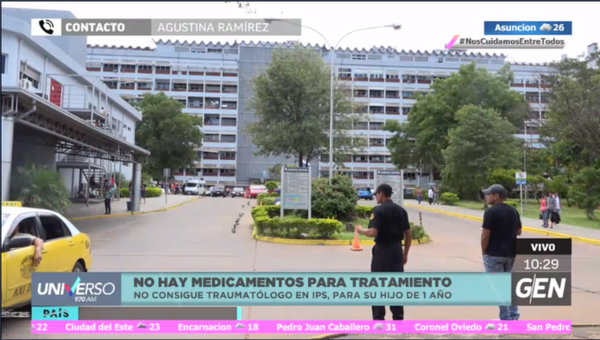 HOY / Agustina Ramírez, madre de un niño de 1 año, denuncia que no consigue un traumatólogo para que lo atienda
