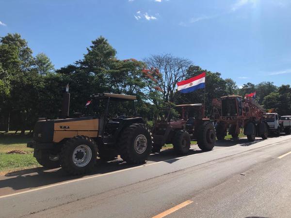 Gremio de productores de Itapúa anuncia tractorazo si no es aprobada nueva ley