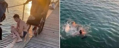 Héroe deja su silla de ruedas para salvar a hombre que se ahogaba | Noticias Paraguay