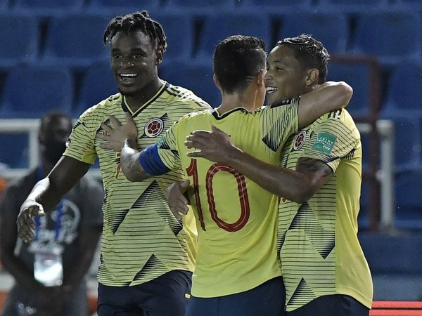 Colombia debuta goleando a Venezuela