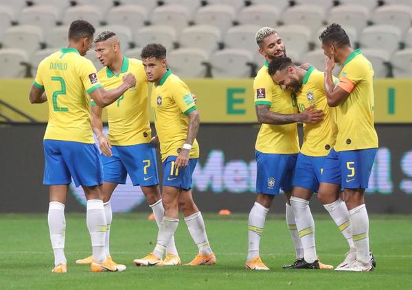 Brasil y un arrollador primer paso hacia Catar