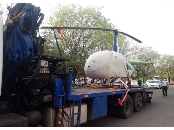 Propietario dice que helicóptero se trajo para ser reparado