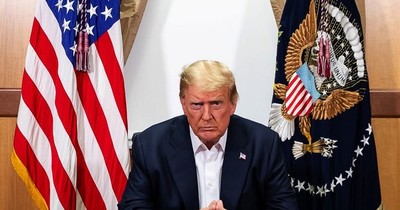 La Nación / Trump dice que está “libre de medicación” y describe su lucha contra el COVID-19