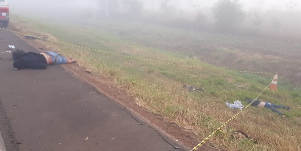 Toda una familia pierde la vida en accidente de tránsito en Coronel Oviedo - Noticiero Paraguay