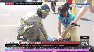 HOY / Se realiza el “Bombetón 2020”, una campaña a favor de los Bomberos Voluntarios