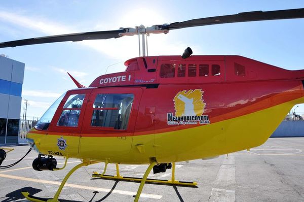 Coyote I: el helicóptero que persigue a delincuentes desde el cielo de México - Mundo - ABC Color