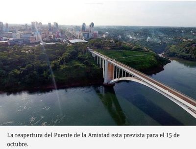 Bolsonaro no participaría de la ceremonia de reapertura del Puente de la Amistad