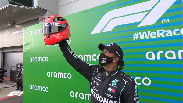 Hamilton iguala el histórico récord de victorias de Schumacher