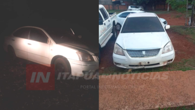 RECUPERAN AUTOMÓVIL HURTADO DE POLICÍA DE CORONEL BOGADO.