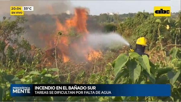 Nuevo incendio en el bañado Tacumbú - Periodísticamente - ABC Color