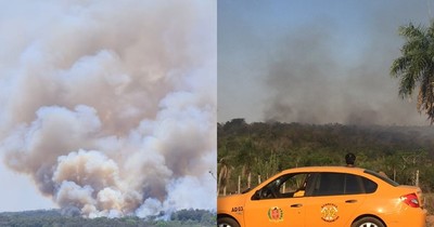 La Nación / Incendios de magnitud se registraron este domingo en Altos y Asunción