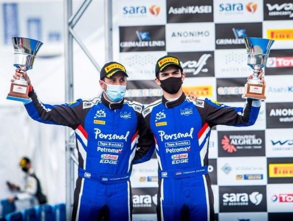 Fabrizio Zaldivar celebra su primer podio mundialista junior en Italia
