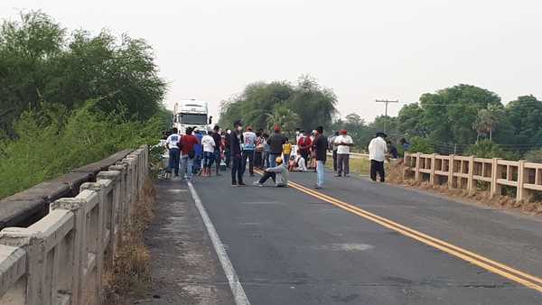 Cierre de ruta Transchaco en varios puntos