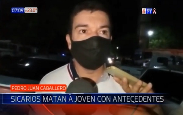 Sicarios matan a balazos a joven en Pedro Juan