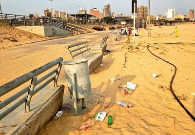 ¡Irresponsabilidad ambiental! Así quedó la Costanera luego del fin de semana - Megacadena — Últimas Noticias de Paraguay