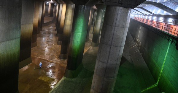La Nación / El “Partenón” subterráneo que protege Tokio de las inundaciones