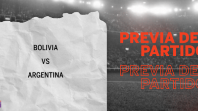 Por la Fecha 2 se enfrentarán Bolivia y Argentina