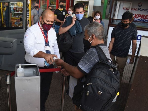 Terminal: Se registraron 17.000 viajeros por día