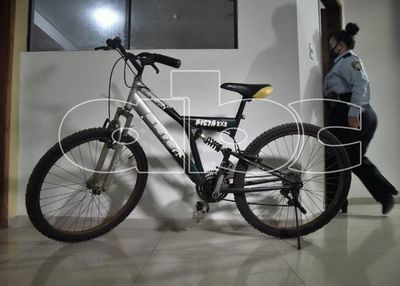 Recuperan bicicleta robada el domingo de madrugada  - Nacionales - ABC Color